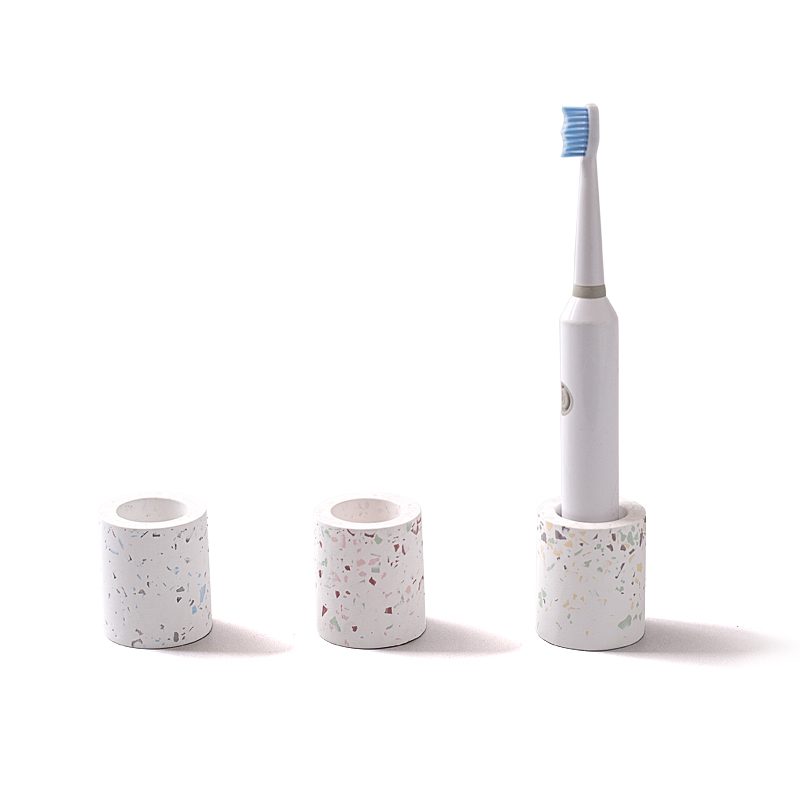 Diatomite Terrazzo  Toothbrush Holder